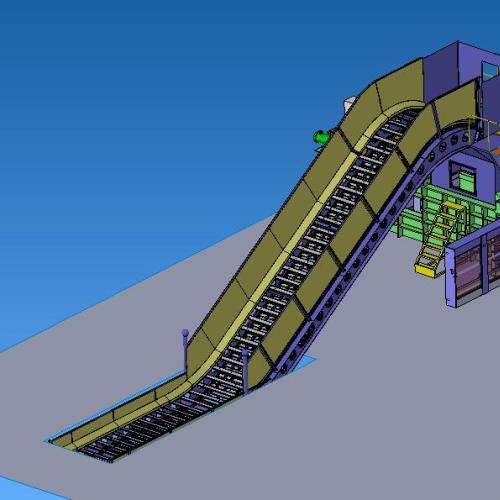 废纸皮全自动打包机（solidworks+x_t通用三维格式）