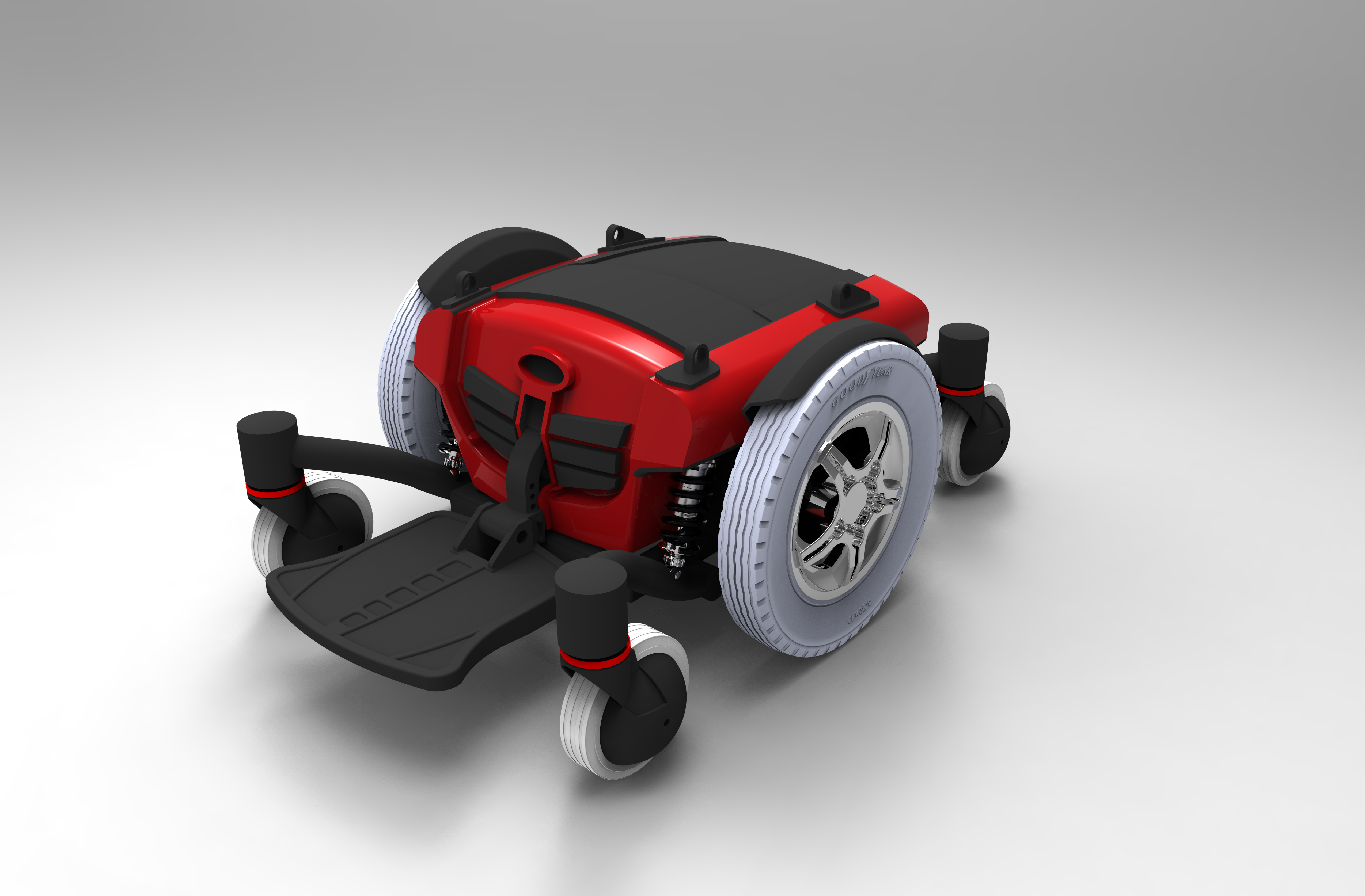 轮椅三维设计SW