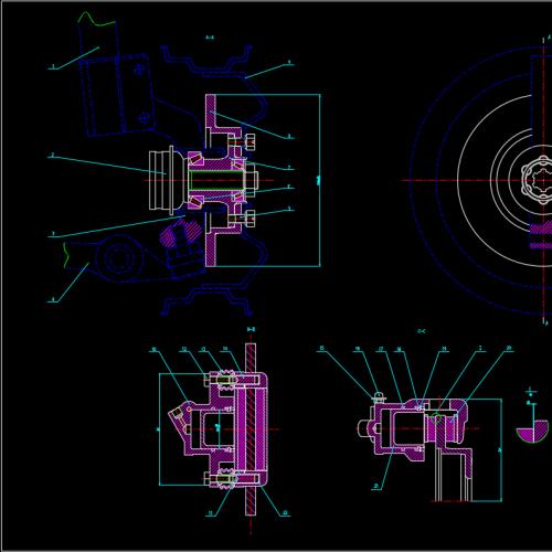 捷达汽车浮动钳盘式制动器设计【说明书（论文）+CAD图纸】