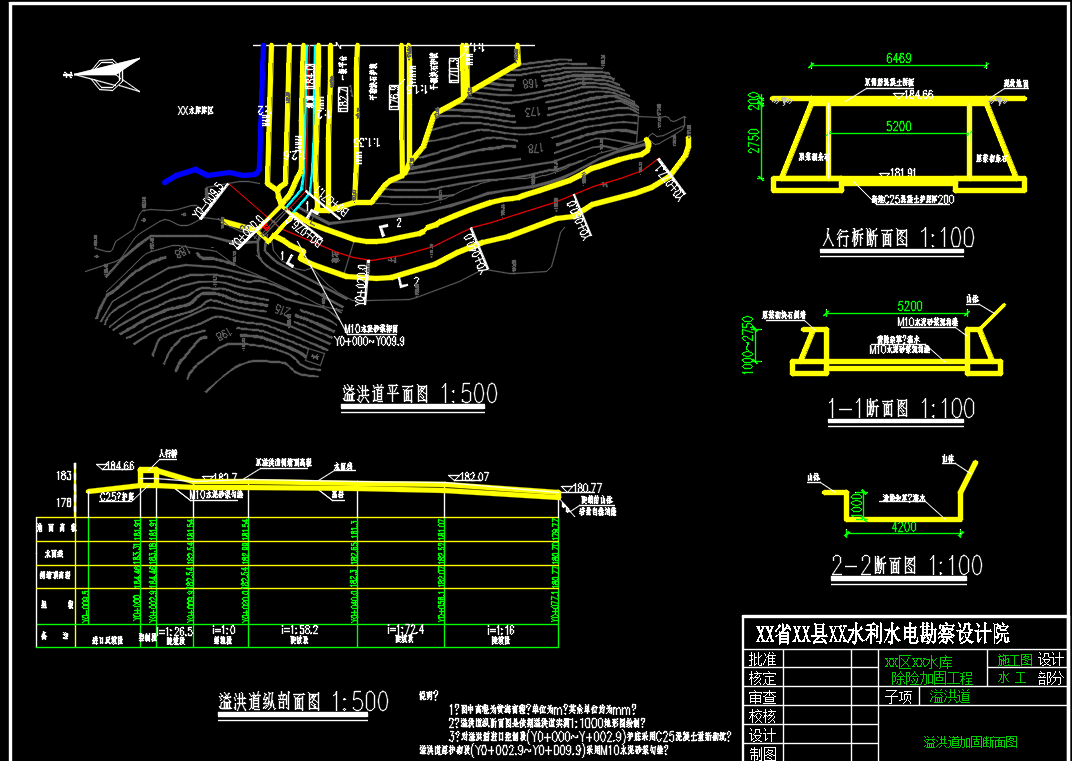 土石坝水库除险加固工程施工图