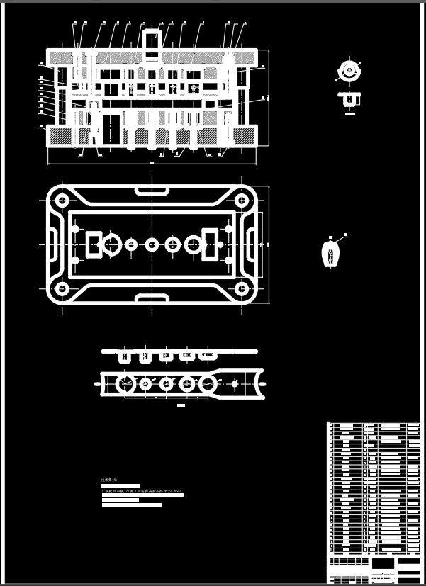 深圆筒拉深模具设计 只含CAD图纸