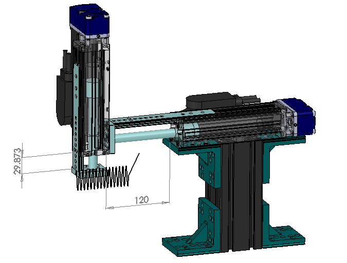 xy笛卡尔机器人3D图纸 Solidworks设计