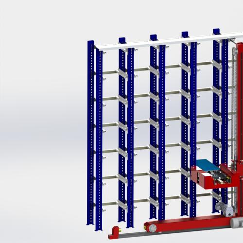 立体仓库（Solidworks)