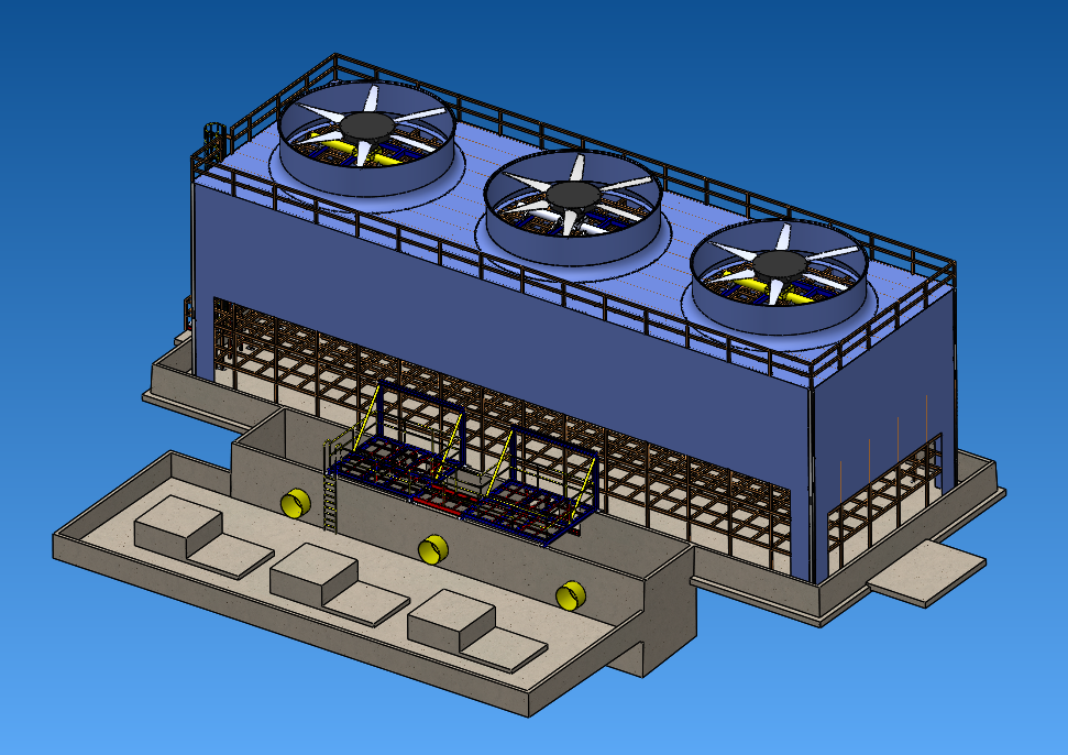 冷却塔（solidworks)