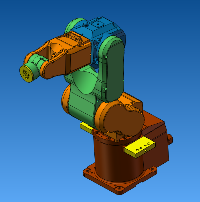 爱普生六自由度机器人（SW三维+stp)