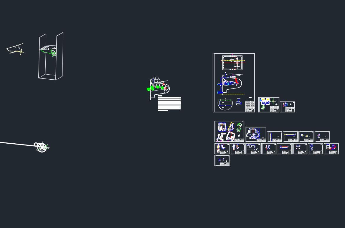 自动售货机的出货装置CAD图纸