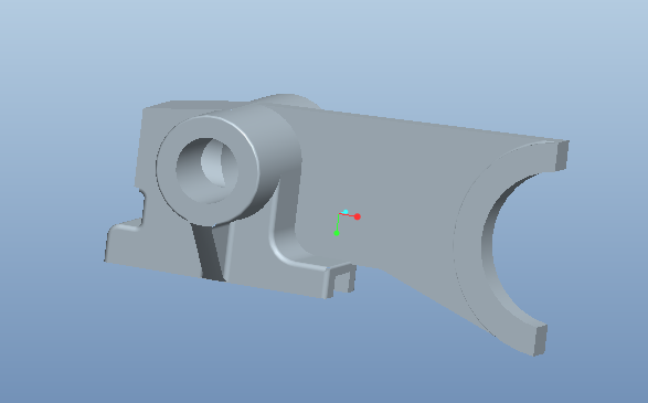 ca6140 831002拨叉PROE三维图