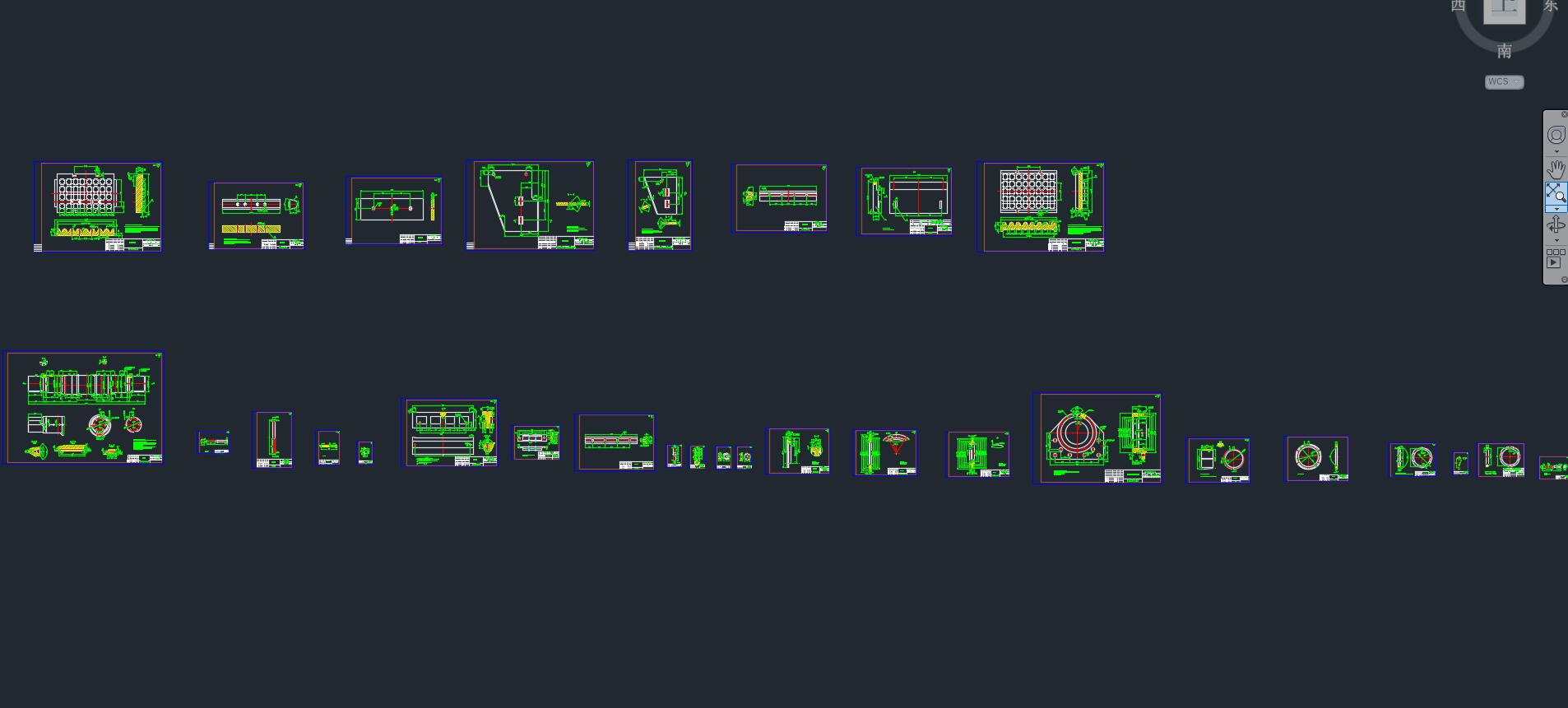 PE1200×1500复摆颚式破碎机CAD图纸