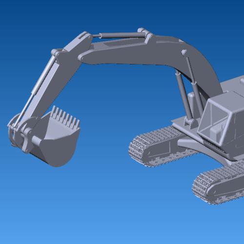 仿形设计之挖掘机(论文+CAD图纸+solidworks三维图+开题报告+翻译……)