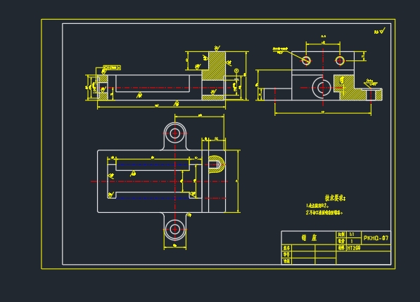 平口虎钳设计【cad图纸+SW三维】