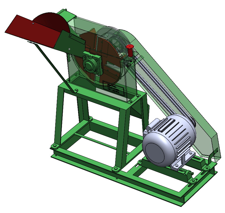 青饲料切割机solidworks模型