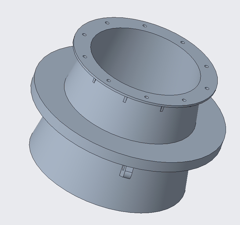 水轮机内部结构三维图纸-STEP
