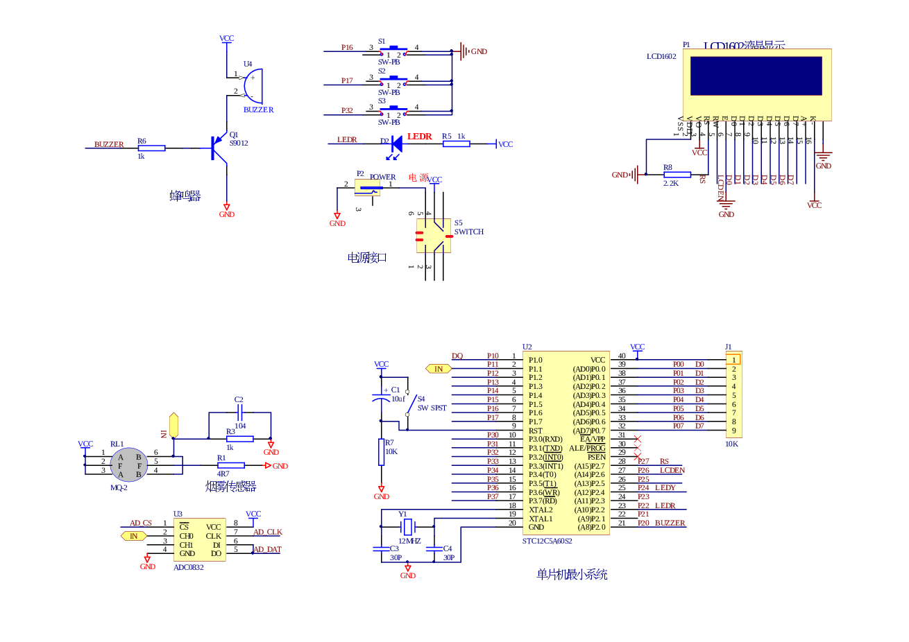 火灾报警器设计