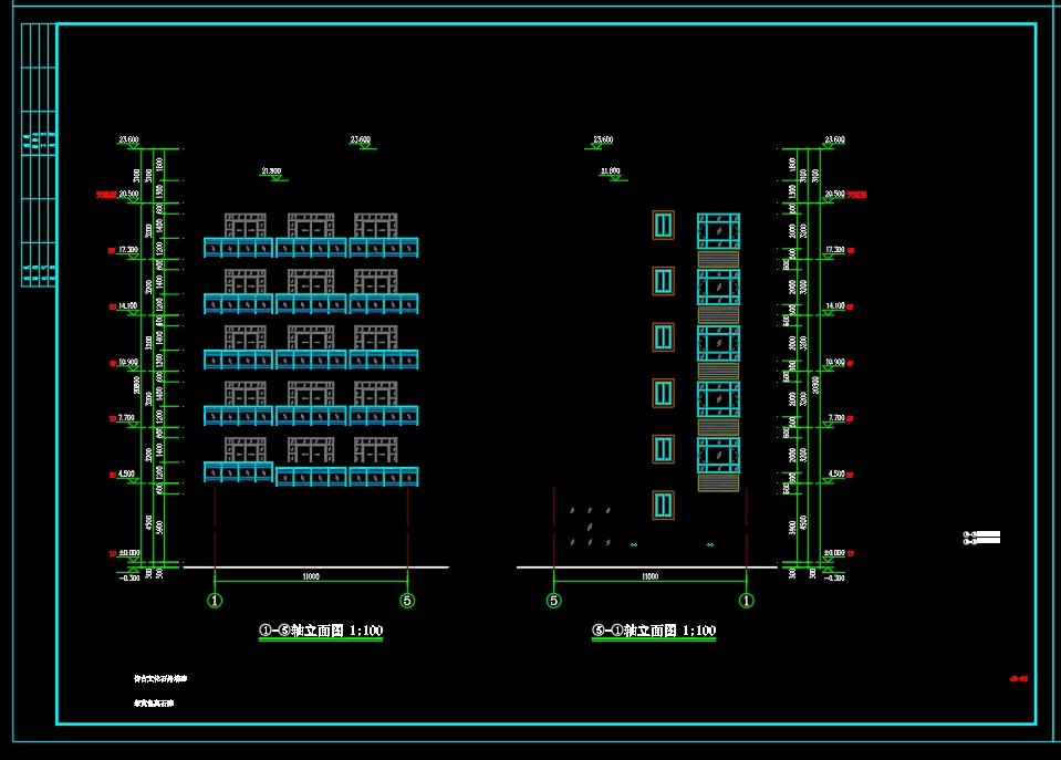 湛江市XX住宅楼CAD图纸