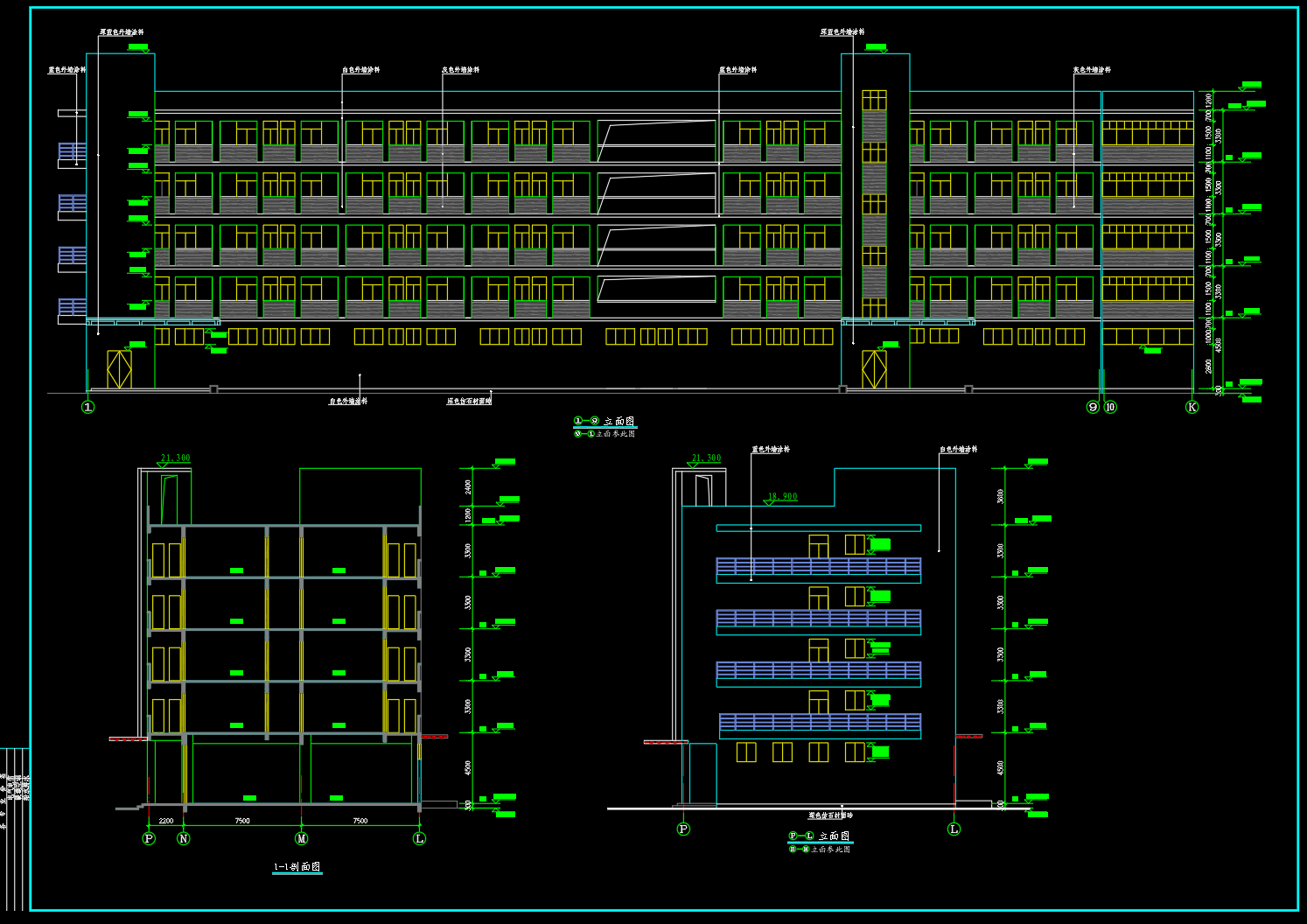 广东省东莞市XX宿舍楼-建筑CAD图纸