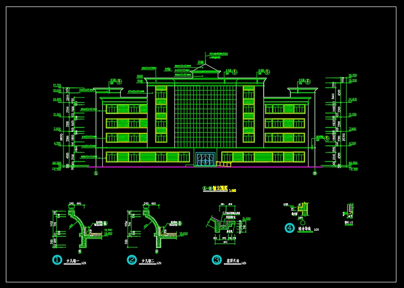 湛江XX办公楼CAD图纸