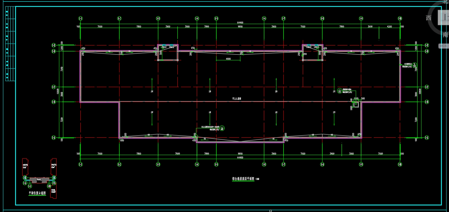 新疆喀什疏附县XX双语初级中学综合楼工程CAD图纸