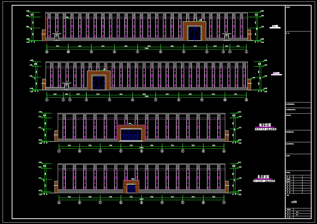 山东日照XX电子精工有限公司车间CAD图纸