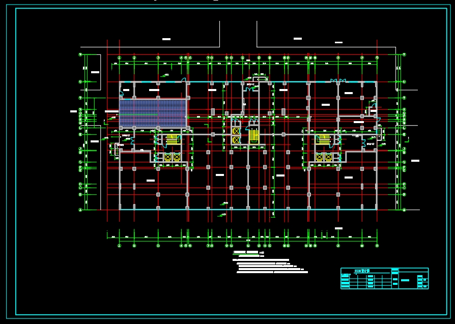 中山市XX广场商业楼CAD图纸
