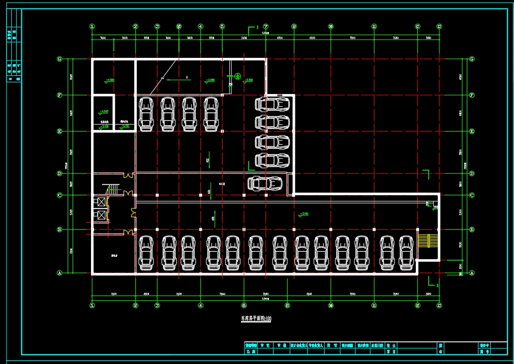 湛江市XX海鲜旅馆CAD图纸