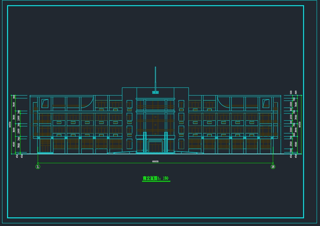 4层无面积 北京市XX办公楼 建筑+结构