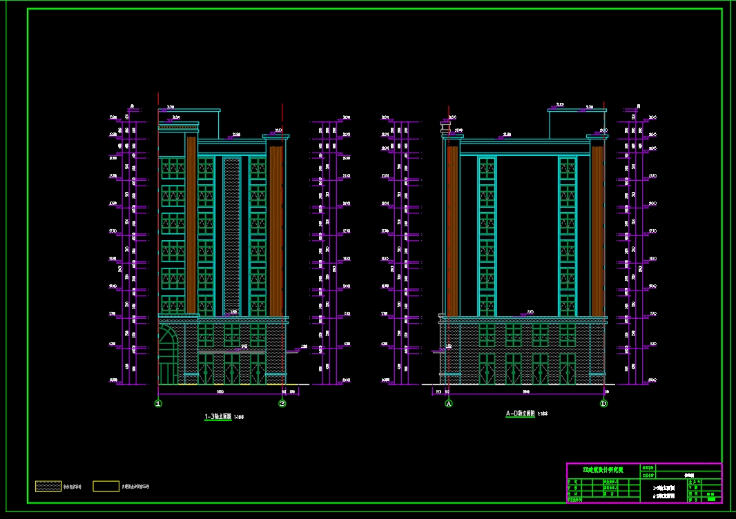 8层 2158平 惠州市XX住宅楼设计