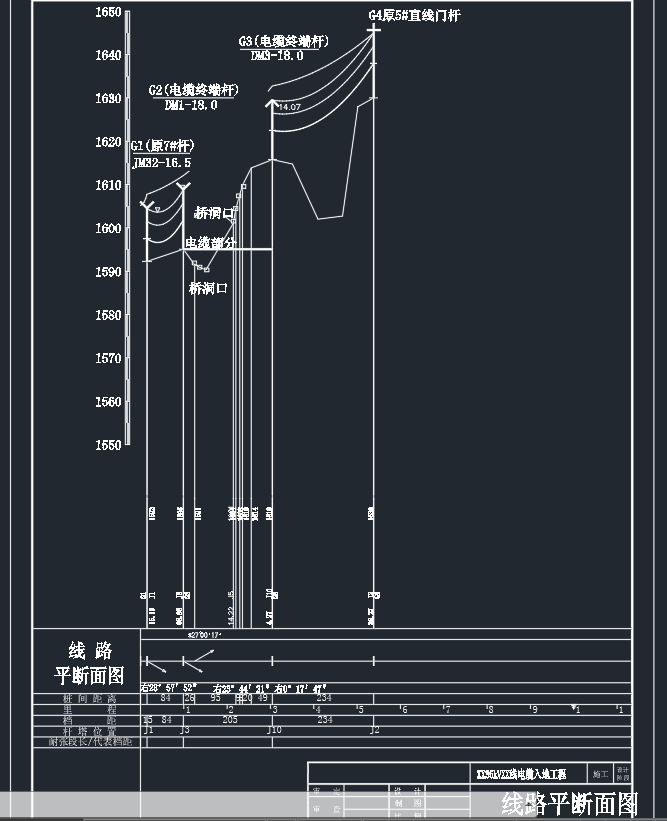 35kV送电线路工程电气施工图纸