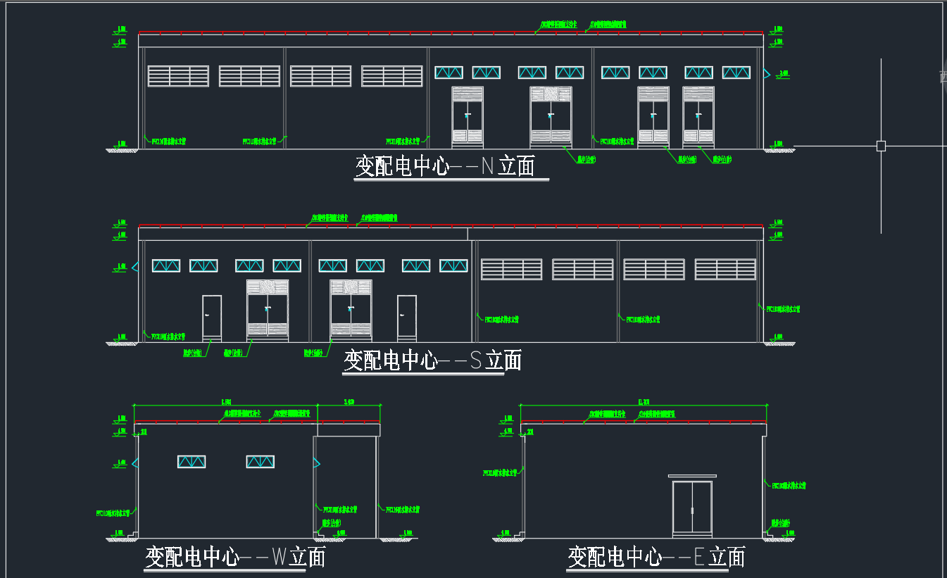 工业园变配电中心套图