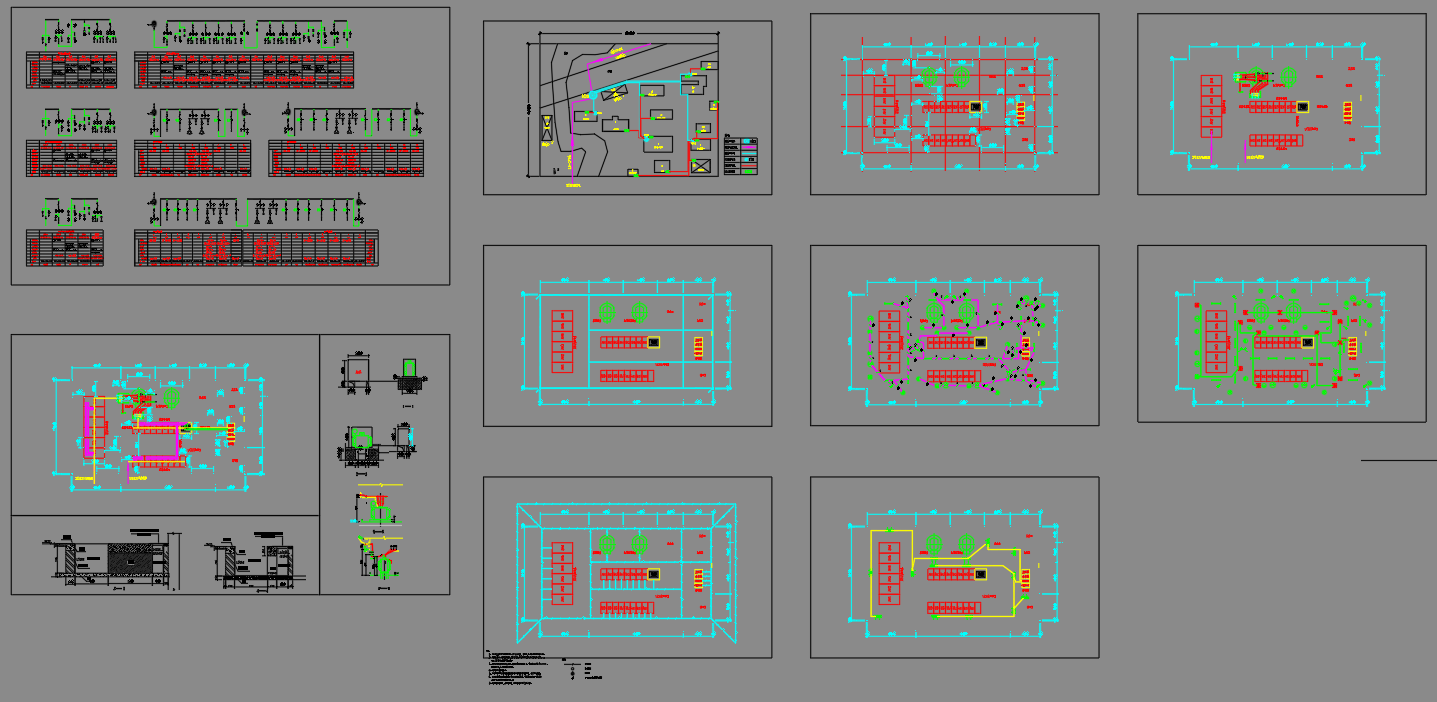 大型厂区变配电工程全套电气施工图纸