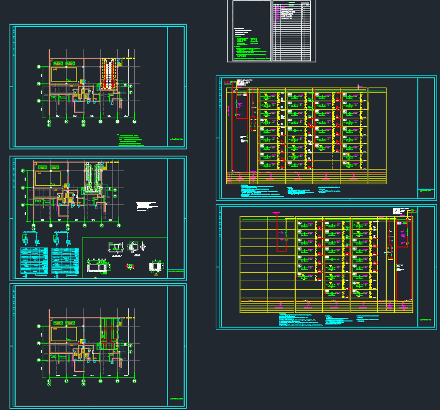 专用配电室电气施工图30张