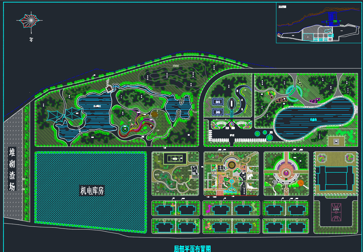 某电站景观规划设计图纸