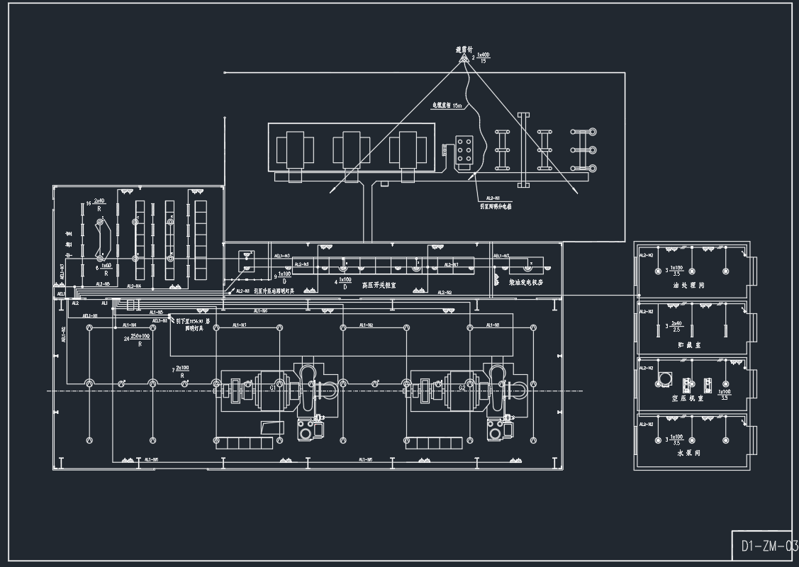 电站平面布置图