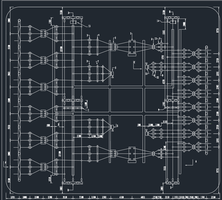 变电站电气设备平面布置图