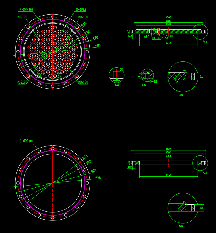 20平方列管换热器图纸