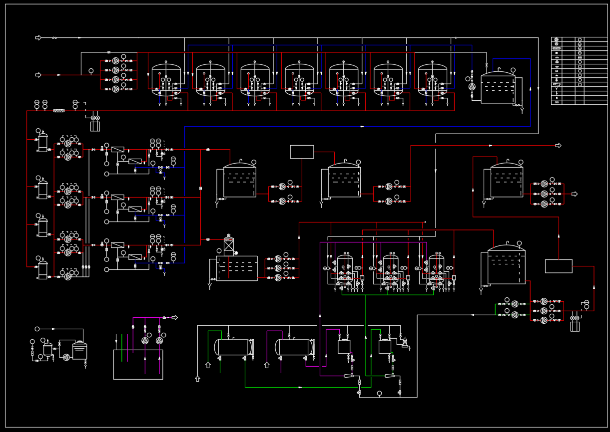 300T除盐水工艺流程图