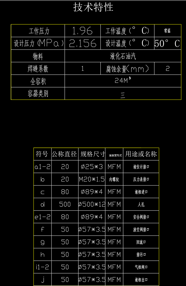 24立方米液化石油卧式储罐