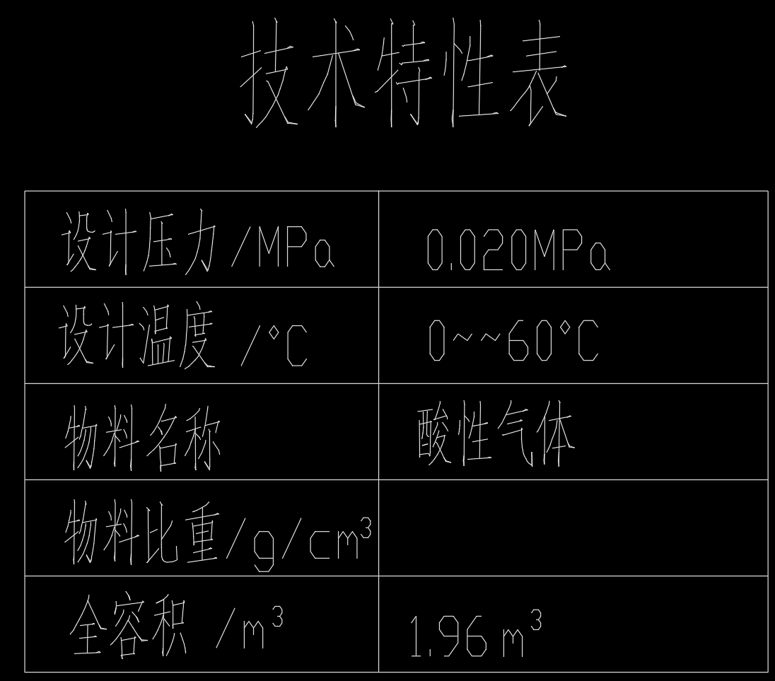 填料吸收塔总装图